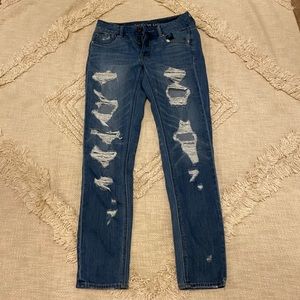 american eagle size 0 tomgirl jeans!